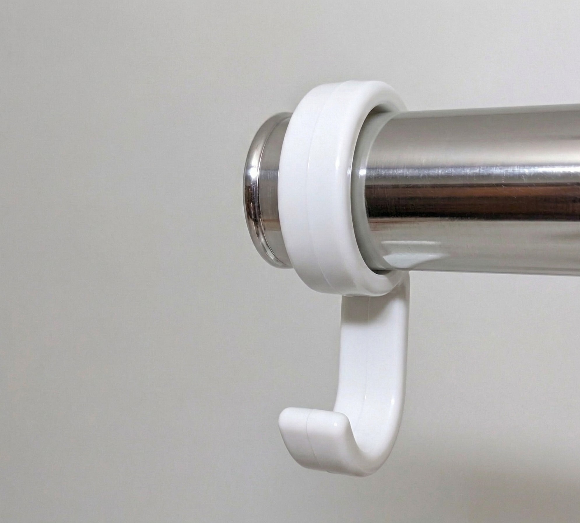 Duschhaken für HSK-Stabilisatorstange 16mm in Weiss - 3D-gedruckt