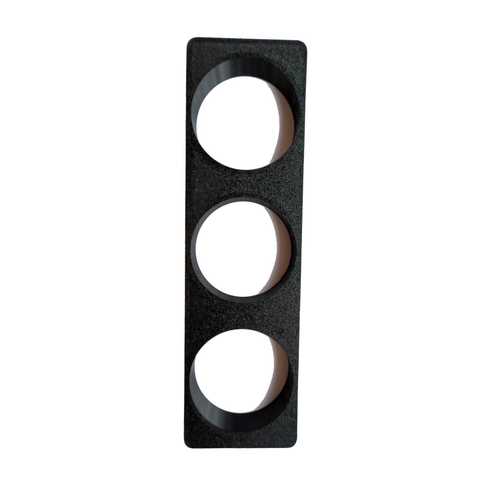 Zusatzinstrumente Halter 3x 52mm 3D-gedruckt passend für BMW E30 Mittelkonsole — 3D-gedruckter Ersatz aus PETG — Ansicht 2